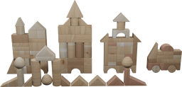 積み木の３Dオブジェクトです。
