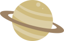 土星のイラストです。