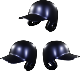 野球ヘルメットの３Dオブジェクトです。